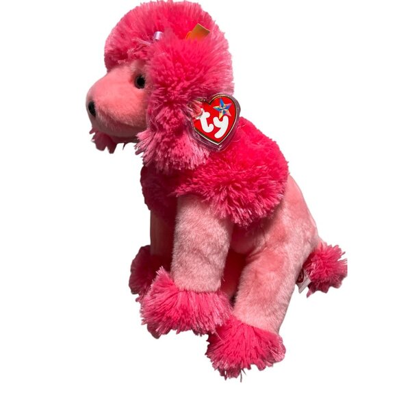 Ty Beanie Original Buddy Pink Poodle Plush Toy 2003 Polyester Fiber and Pellets - Picture 14 of 16